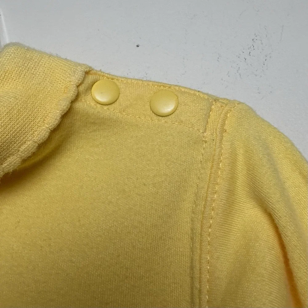 Gymboree Vintage Rainbow Tag Yellow Turtle Neck Top XXS 12-18 Months Classic